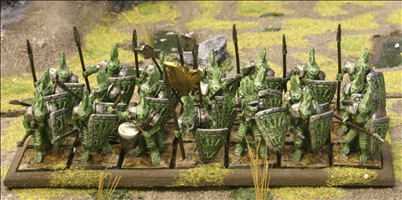 Tyrosaur  Warriors with Spears