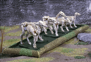 Set of 5 Skeleton Animals