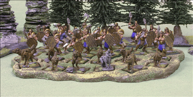Skirmish Tray for 27 Figures on 25mm Square Bases