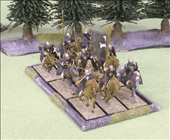 150x75mm Tray with 9 Cavalry