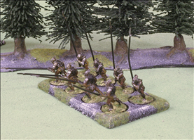 8 Figures on 25mm Round bases
