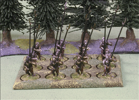 12 Figures on 25mm Round Bases