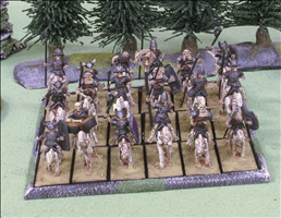 18 Cavalry on 25x50mm Bases