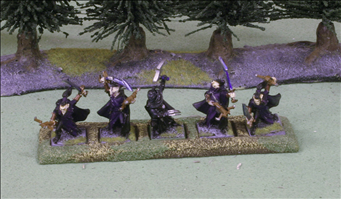 5 Figures on 20mm square bases