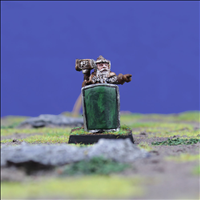 Dwarf Hero with War-hammer - Front view