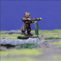 Dwarf Warrior 2 with Crossbow - Side view