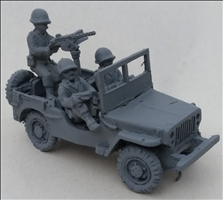 Recce jeep with 30. Cal