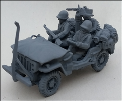 Army Jeep with wire cutter