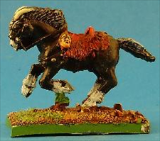 Barbarian Horned Champion Mount- Side View 