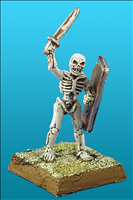 Unarmoured Skeleton Champion - Front View