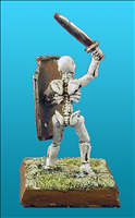 Unarmoured Skeleton Champion - Rear View