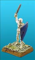 Unarmoured Elf Skeleton - Front View