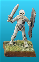 Unarmoured Human Skeleton - Front View
