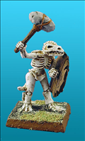 Unarmoured Lizardman Skeleton - Front View