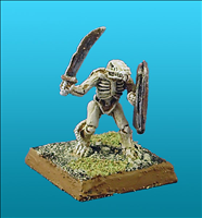 Unarmoured Ratman Skeleton - Front View