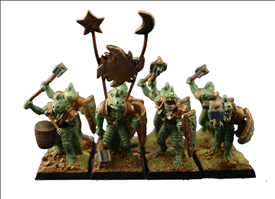 Tyrosaur Warriors with Command