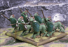 Regiment of 6 Heirosaurs
