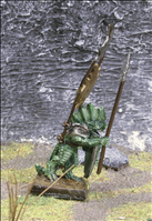 Tyrosaur Spear Warrior with Standard
