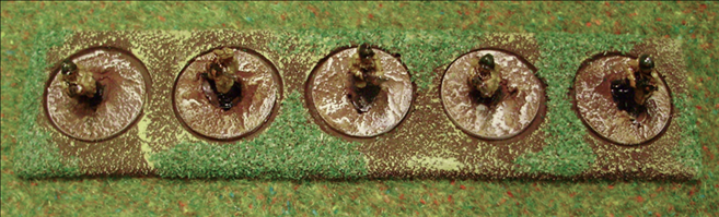 5 Figures on 20mm Round Bases