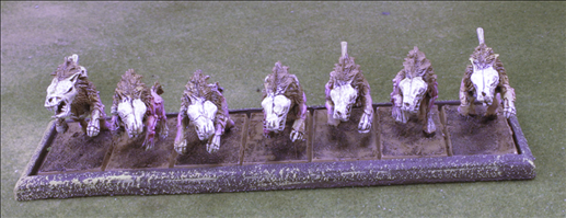 7 Cavalry on 25x50mm bases