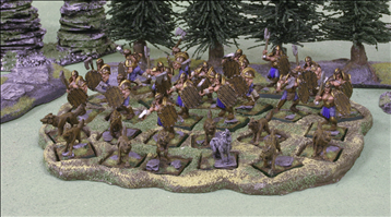 Skirmish Tray for 27 Figures on 25mm Square Bases