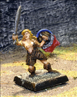 Female Barbarian on Foot