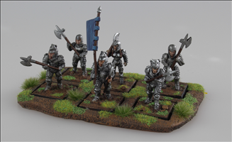 Knight, Standard Bearer & Guard