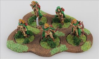 5 x 25mm Round Bases