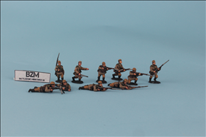 Rifle Squad with Pilotka Caps