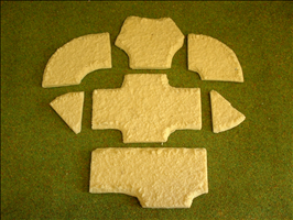 50mm Unpainted Gravelled Road Specials Set