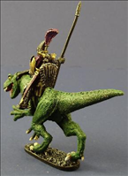 Dark Elf Lizard Rider-Left Side Rear View