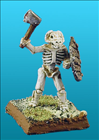 Unarmoured Beastman Skeleton - Front View
