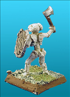 Unarmoured Beastman Skeleton - Back View