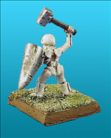 Unarmoured Dwarf Skeleton - Back View