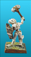 Unarmoured Lizardman Skeleton - Back View